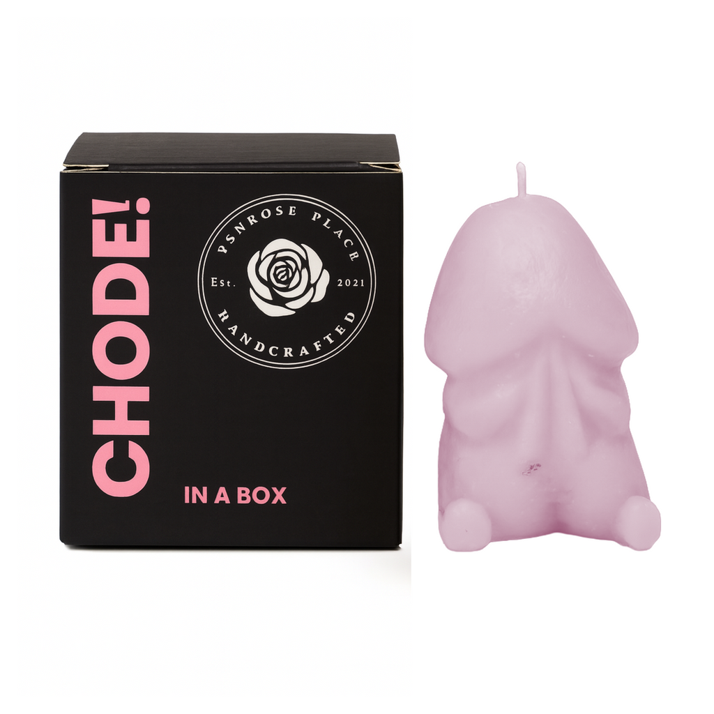 Chode in a Box | Jasmin Candle | Pink