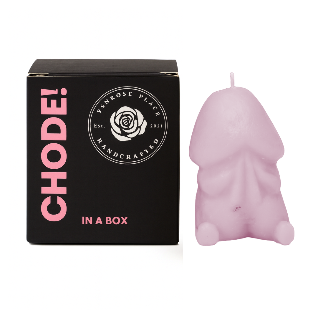 Chode in a Box | Jasmin Candle | Pink