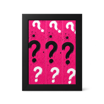 Mystery Frame | Anxiety | 6" x 4"