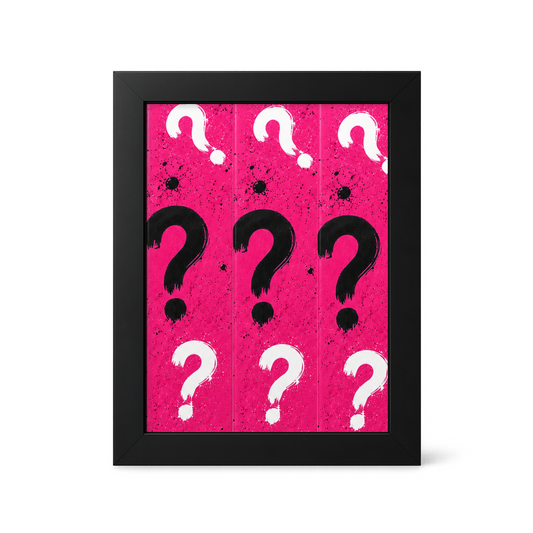 Mystery Frame | Anxiety | 6" x 4"
