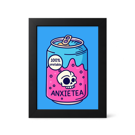 Foul Frame | Anxiety | 6" x 4"