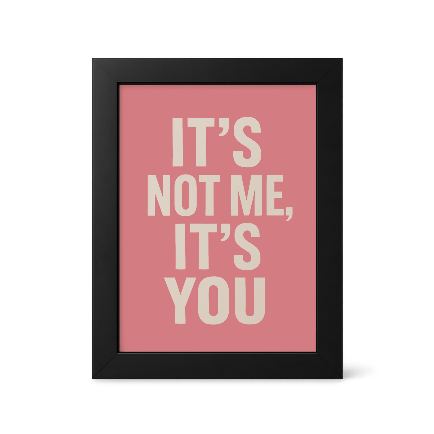 Foul Frame | It's Not Me, It's You | 6" x 4"