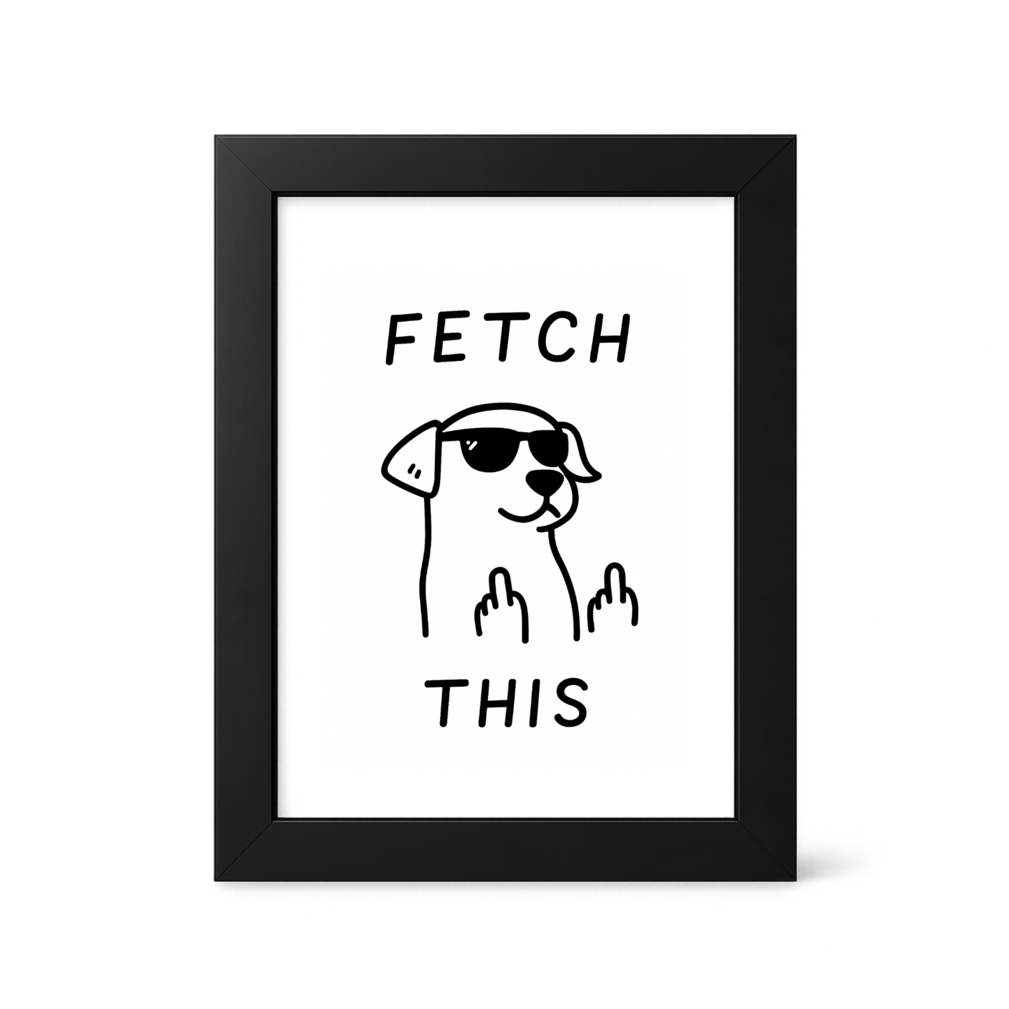 Foul Frame | Fetch This (Dog) | 6" x 4"