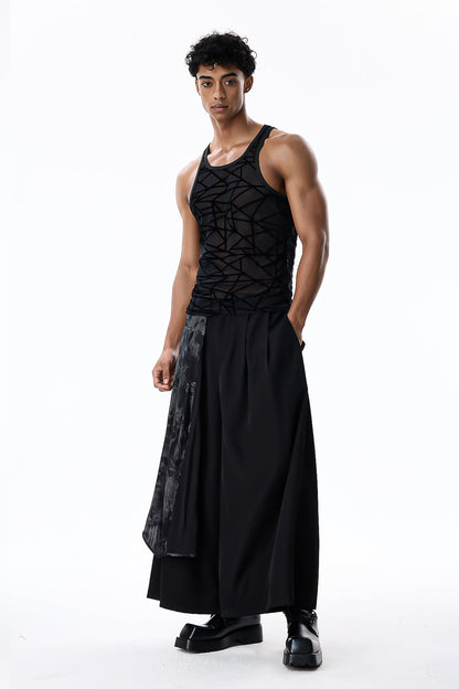 Pure Drift Mesh Sleeveless Top