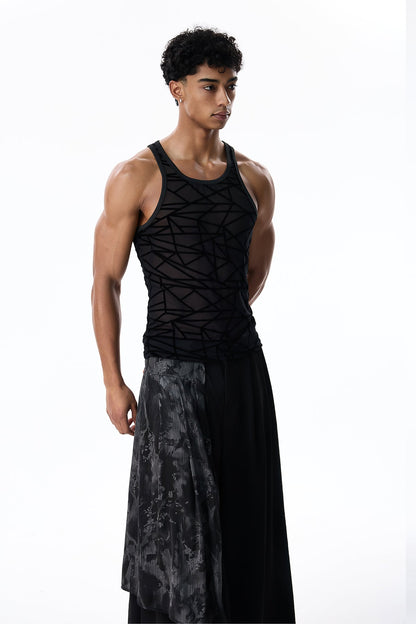 Pure Drift Mesh Sleeveless Top