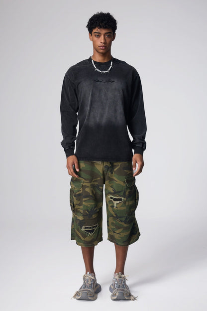 Pure Form Washed Long Sleeve Top