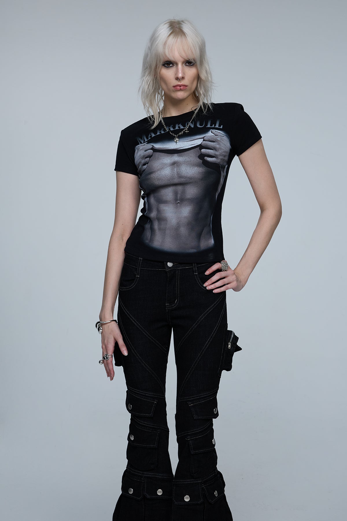 Pure Glyph Muscle Print T-Shirt