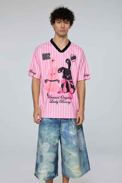 Pure Print Stripe T-Shirt