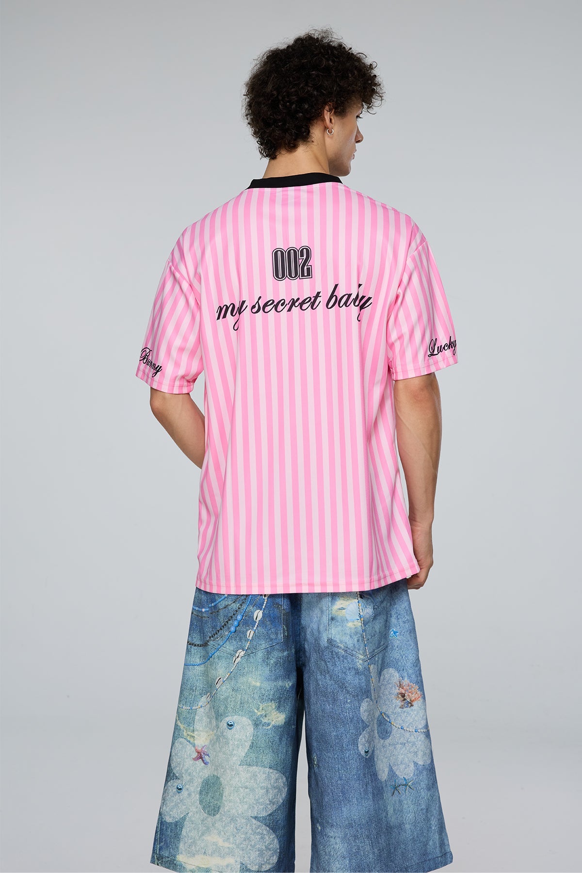 Pure Print Stripe T-Shirt