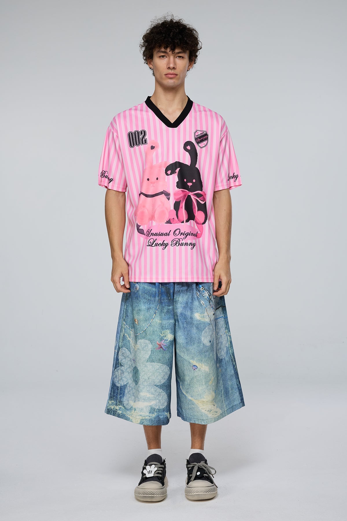 Pure Print Stripe T-Shirt