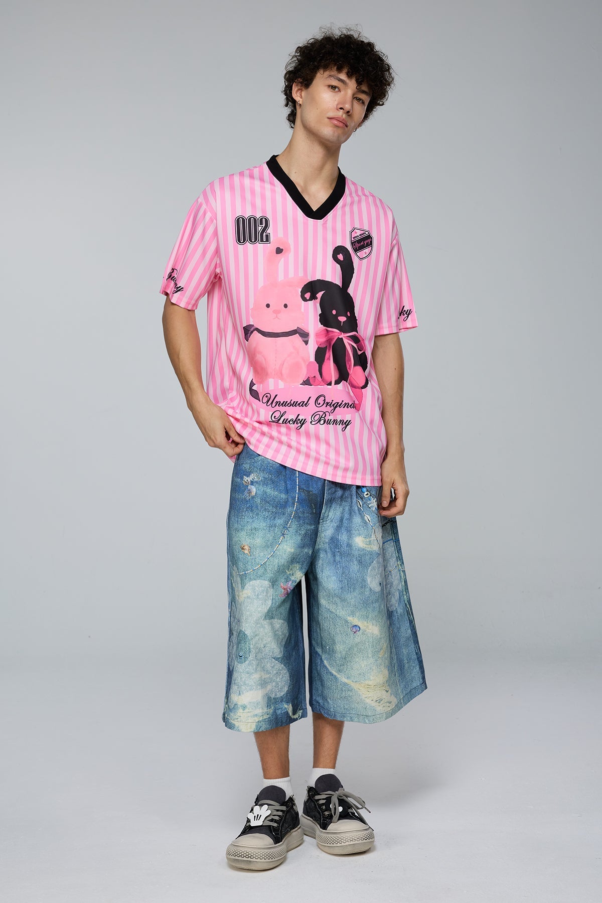 Pure Print Stripe T-Shirt