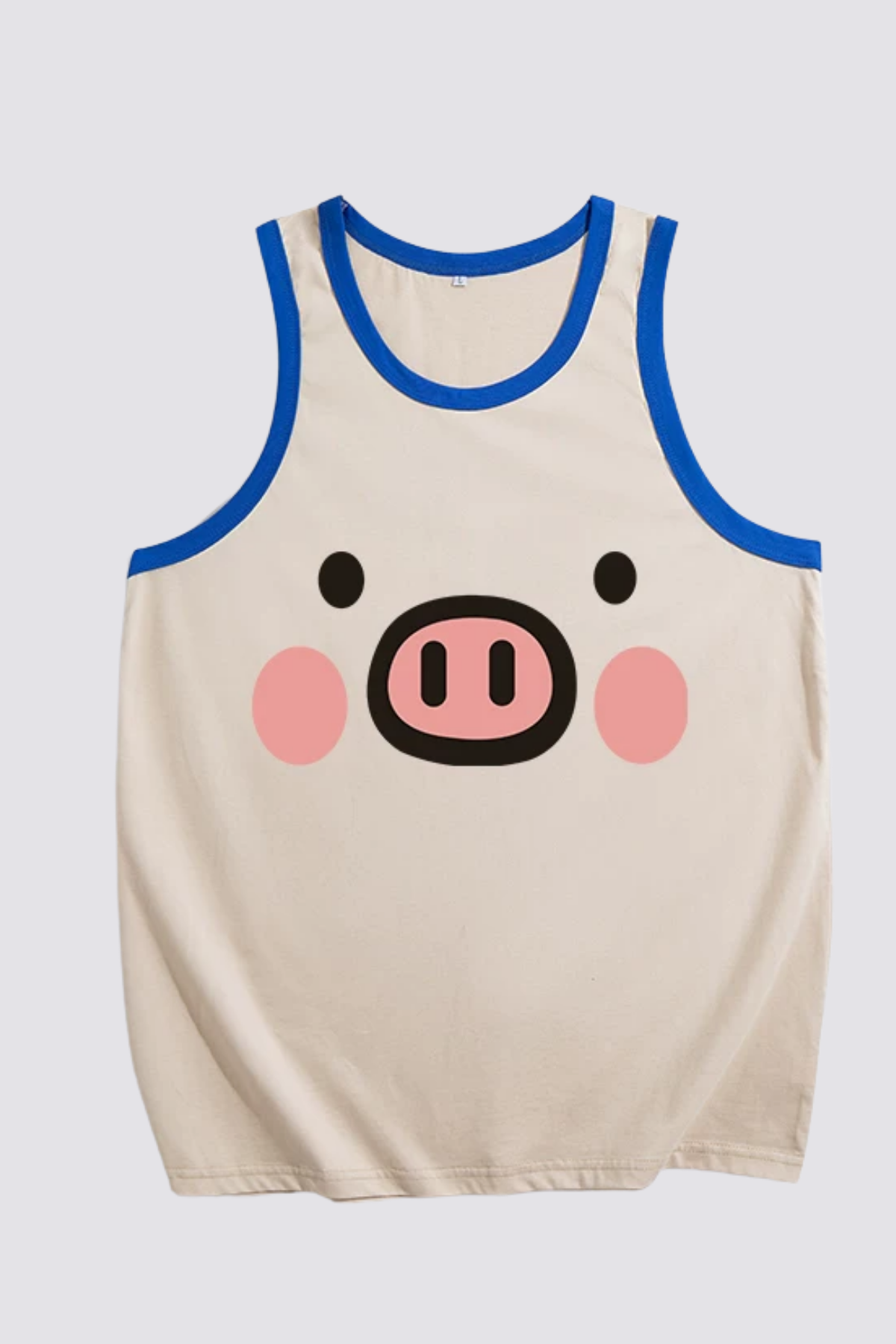 Pure Shoulder Pig Print Top