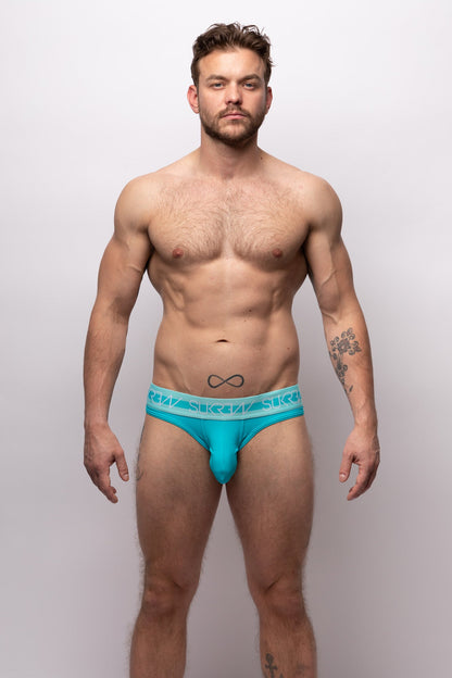 SUKREW V-Brief Multipack 1x Scuba Blue + 1x Deep Coral