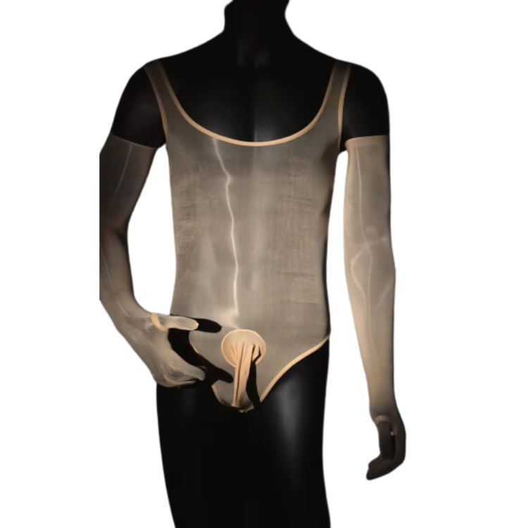 Queer Glow-Up Shiny Member Bodysuit