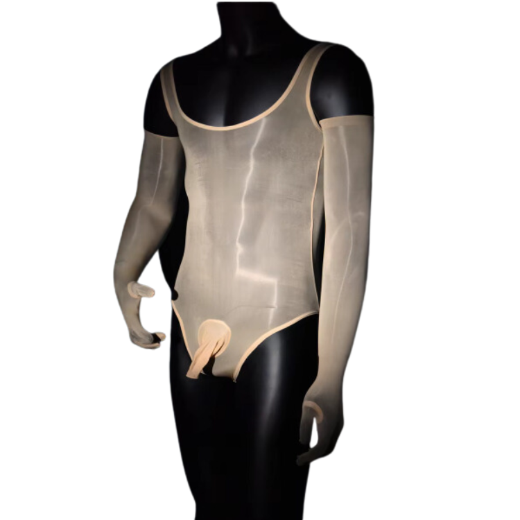 Queer Glow-Up Shiny Member Bodysuit