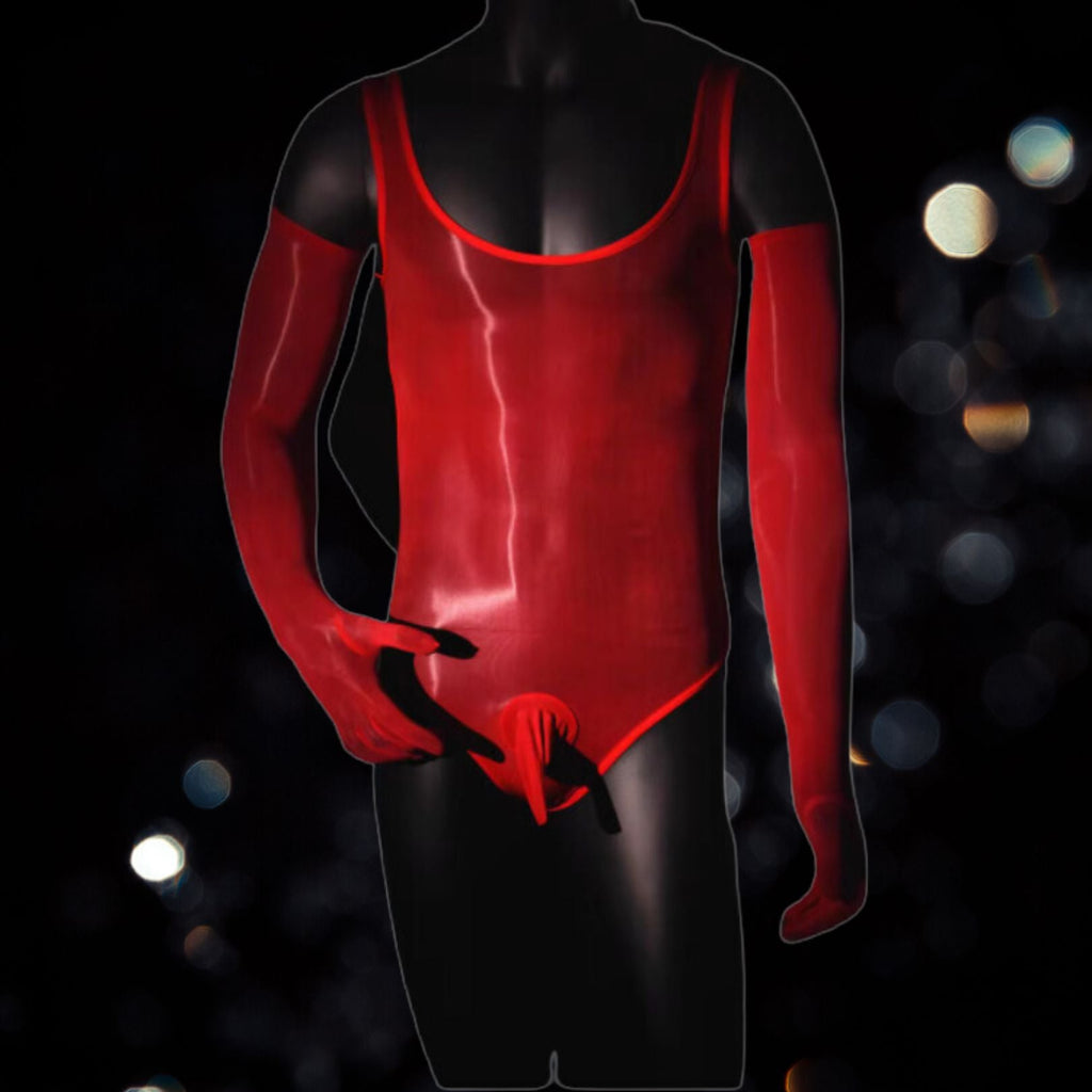 Queer Glow-Up Shiny Member Bodysuit