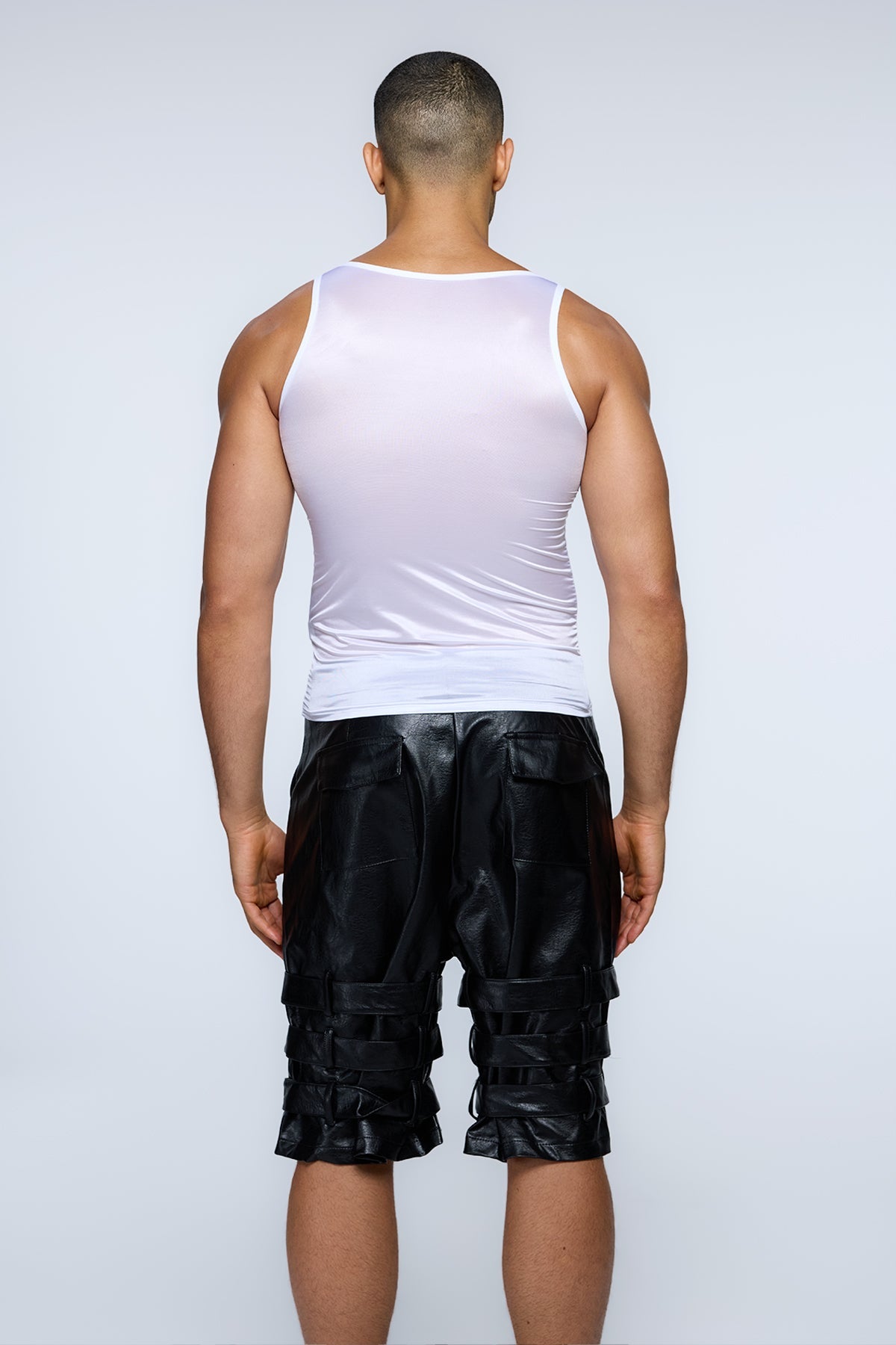 Quiet Blackness Tank Top White
