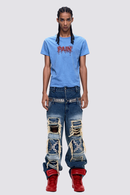 Quiet Fold Rhinestone T-Shirt