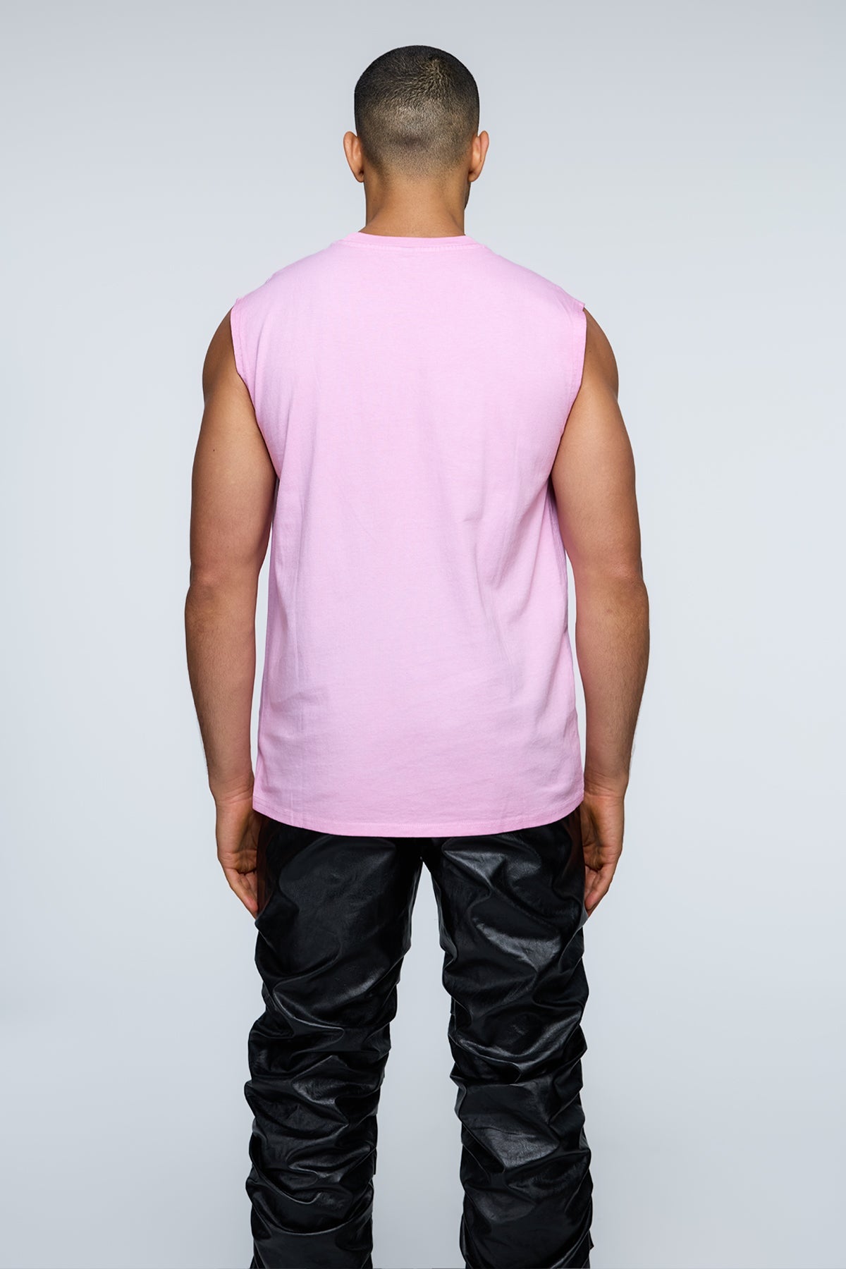 Quiet Line Butterfly Sleeveless Top Pink
