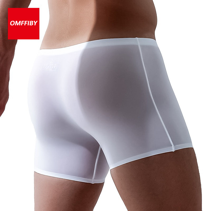 3 Pack Cool Trackless Thin Pouch Men's Trunks