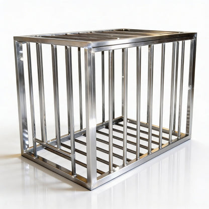 Steel Puppy Cage