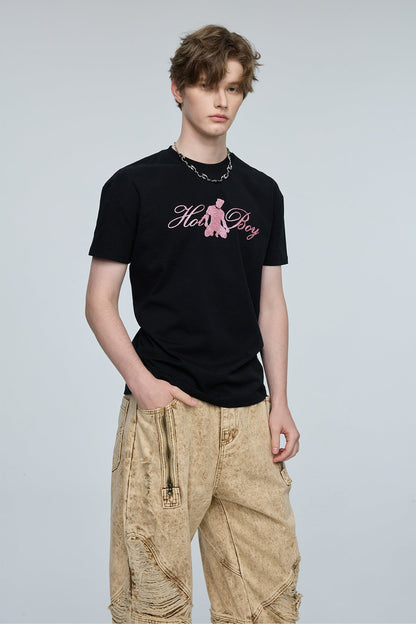 Radiant Arc Glitter T-Shirt