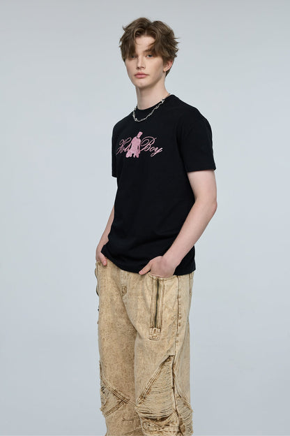 Radiant Arc Glitter T-Shirt