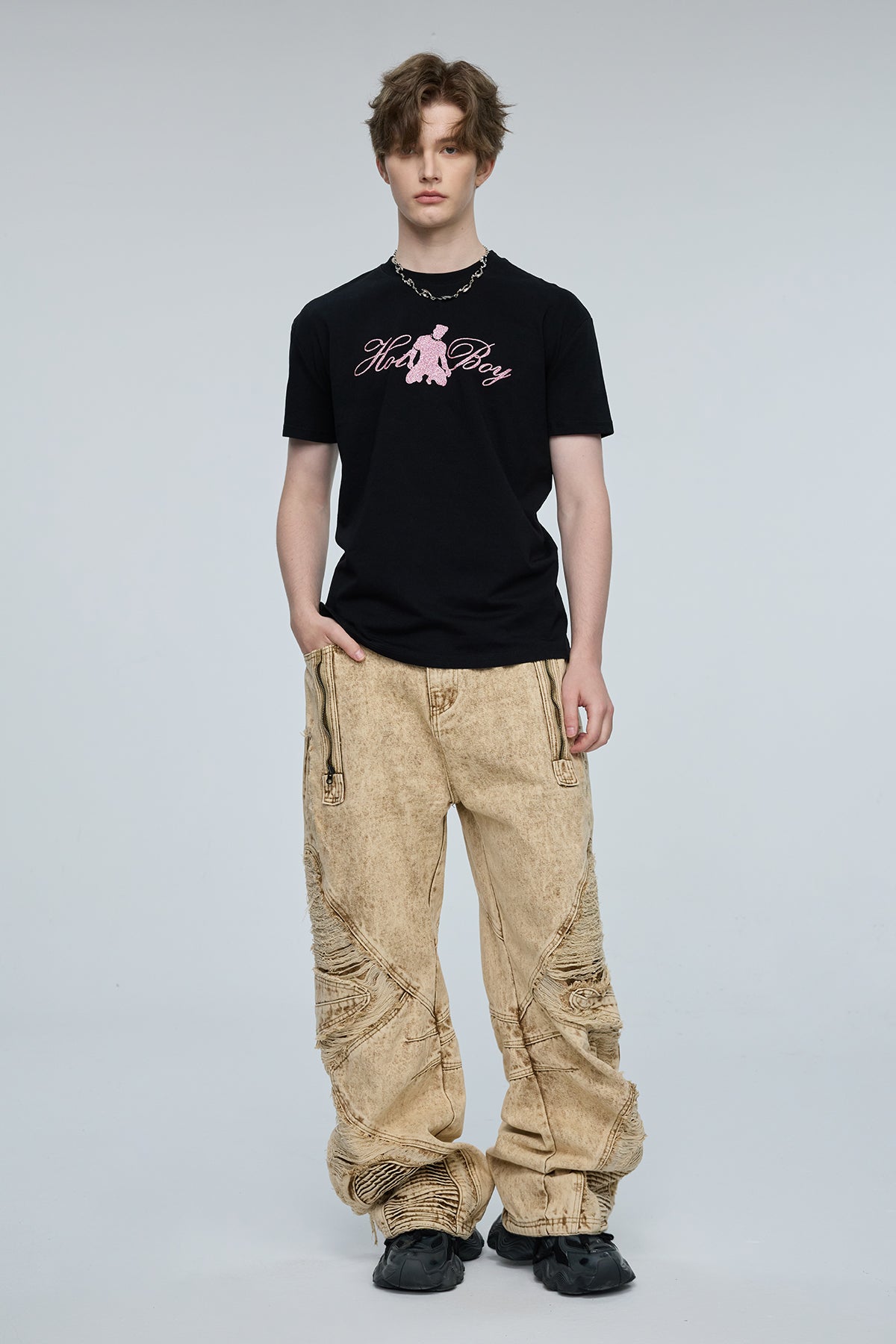 Radiant Arc Glitter T-Shirt