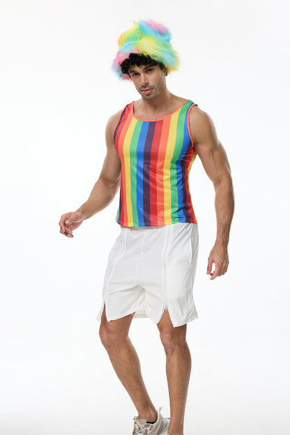Radiant Flow Stripe Tank Top