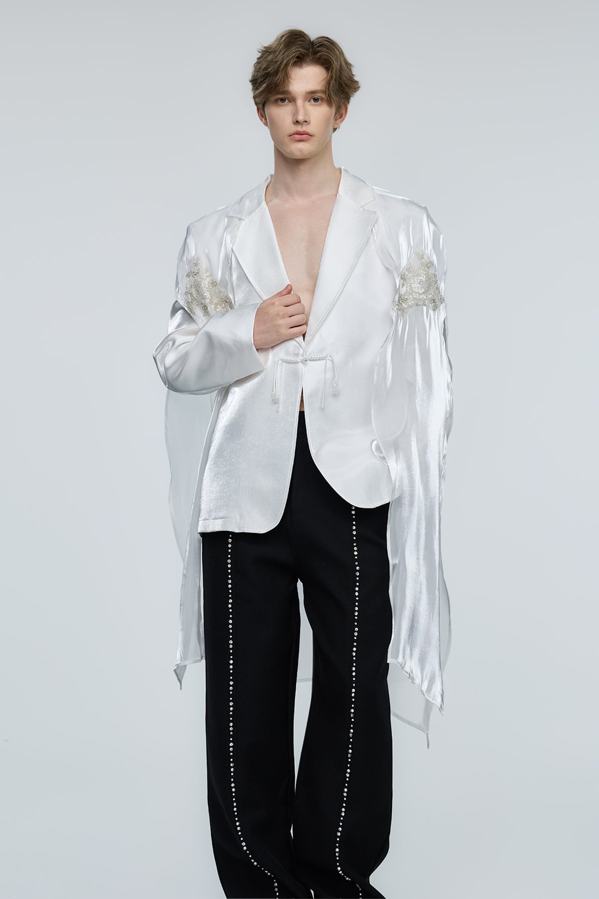 Radiant Pride V Neck Long Sleeve Jacket