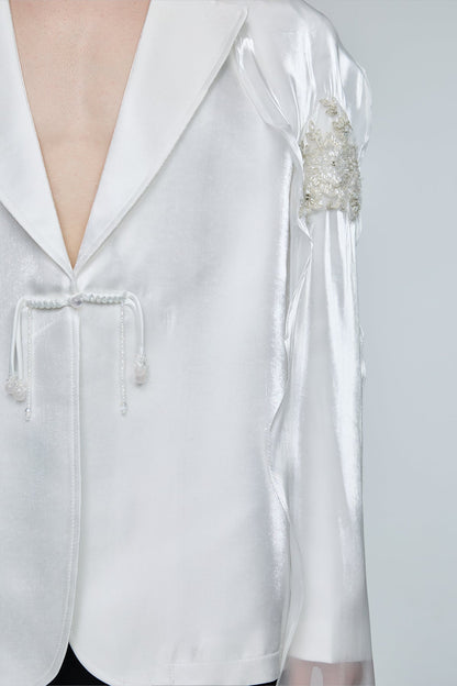 Radiant Pride V Neck Long Sleeve Jacket