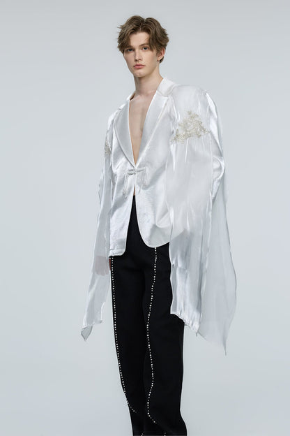 Radiant Pride V Neck Long Sleeve Jacket