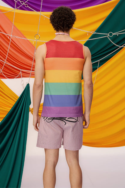 Radiate Flash Stripe Sleeveless Top