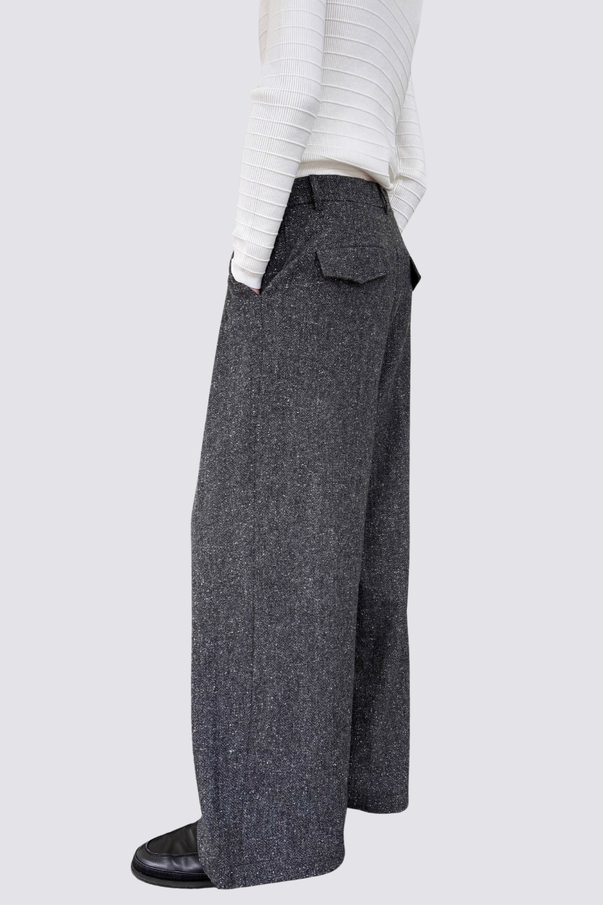 Raven Wrap Straight Pants