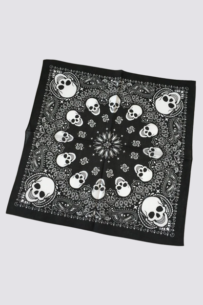 Raven Thread Skeleton Skull Face Covering