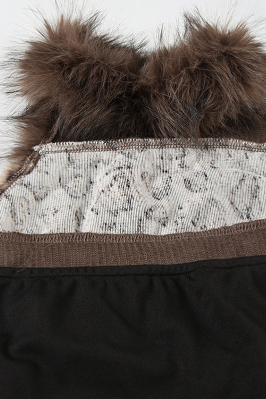 Rear Reveal Leopard Feather Top