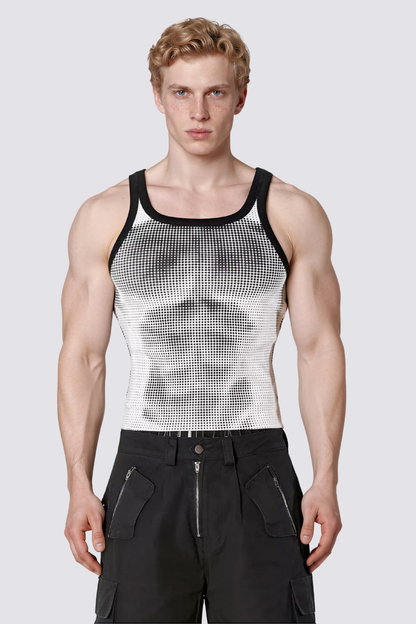 Released Line Dot Tank Top