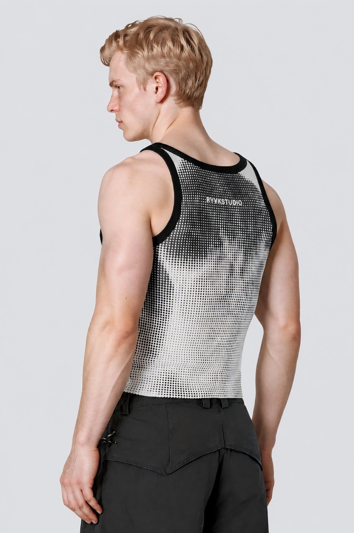 Released Line Dot Tank Top