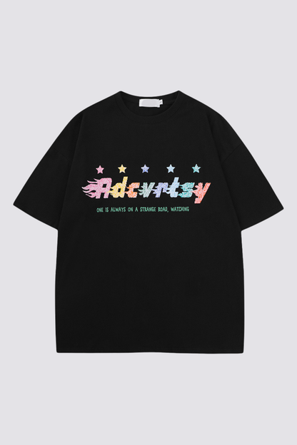Remote Voice Star Print T-Shirt
