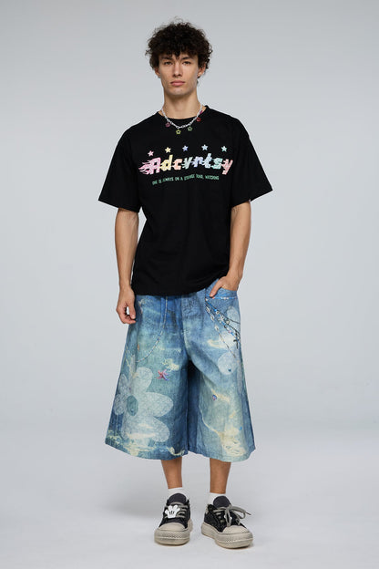 Remote Voice Star Print T-Shirt