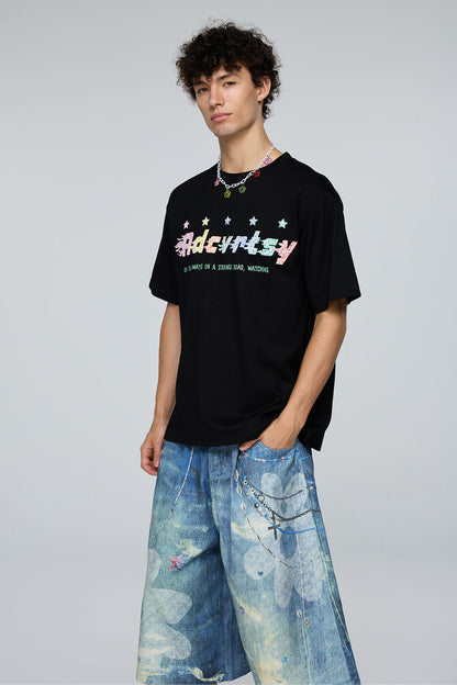 Remote Voice Star Print T-Shirt
