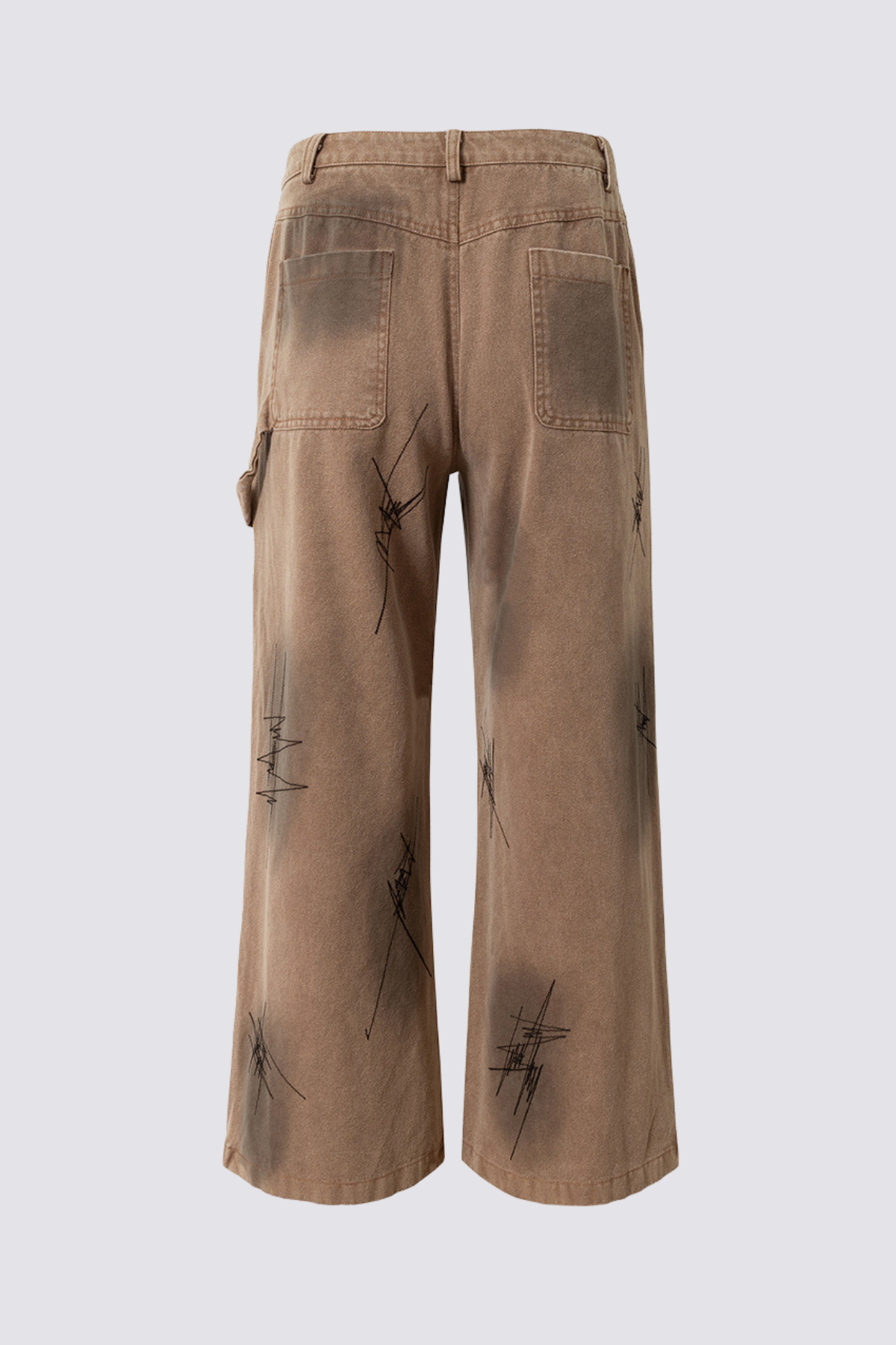 Riot Code Dye Wide Leg Jeans