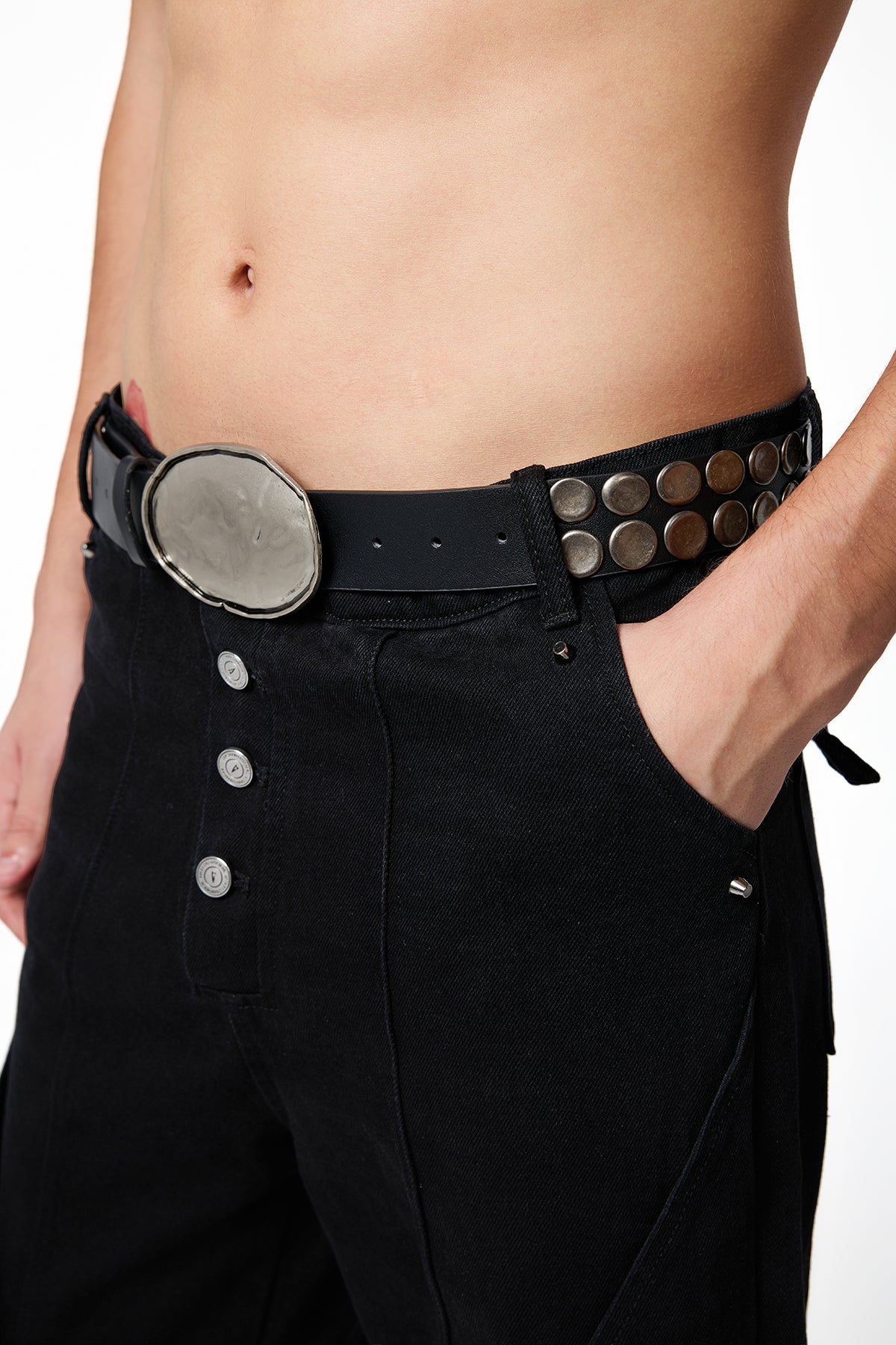 Riot Latte Embellished Belt