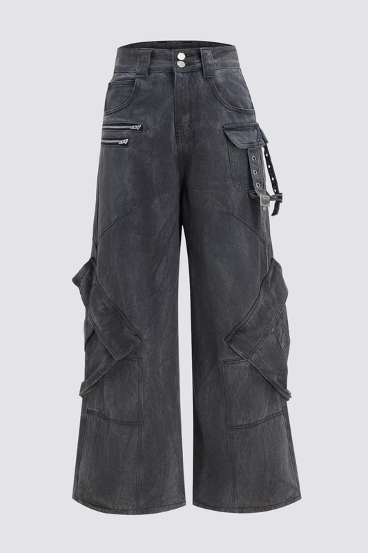 Rivet Silence Wide Leg Jeans
