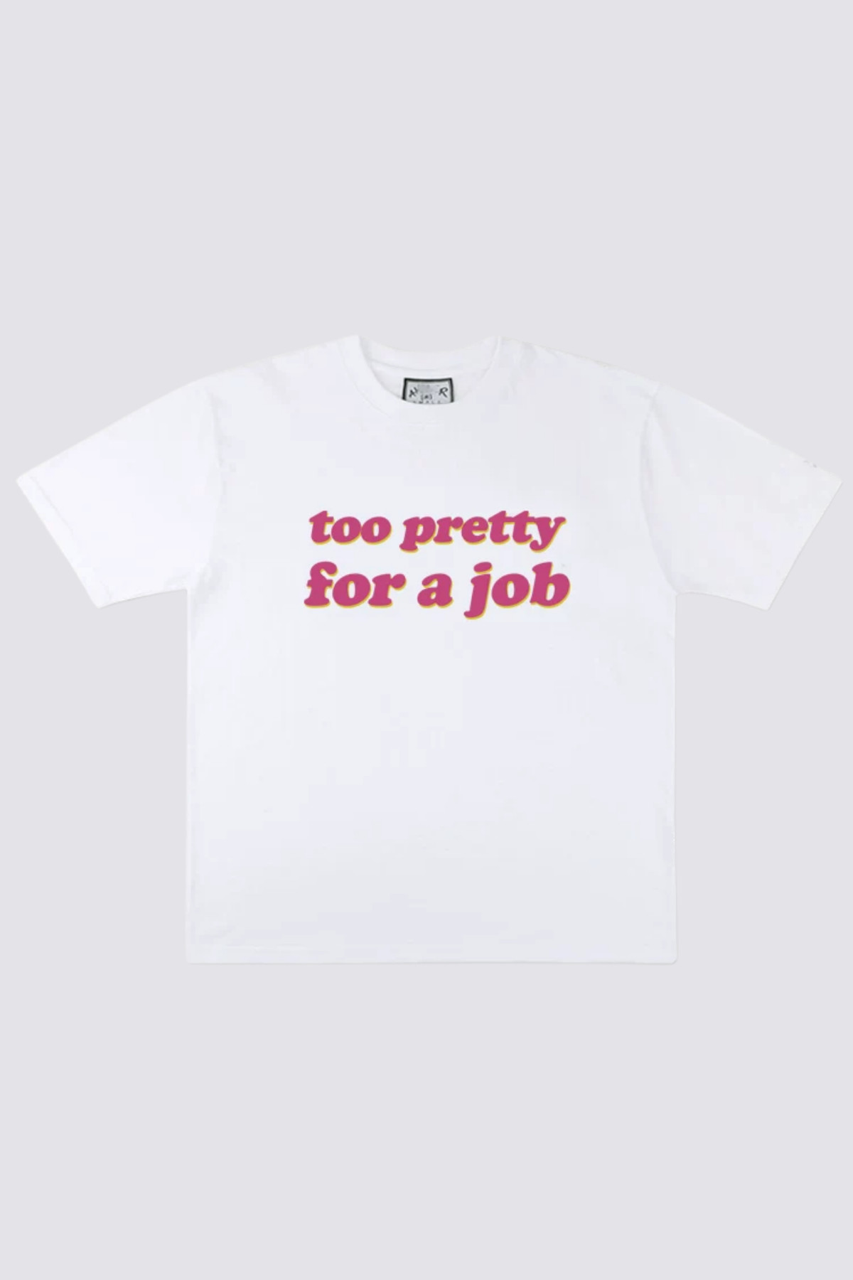Rugged Mark Print T-Shirt White