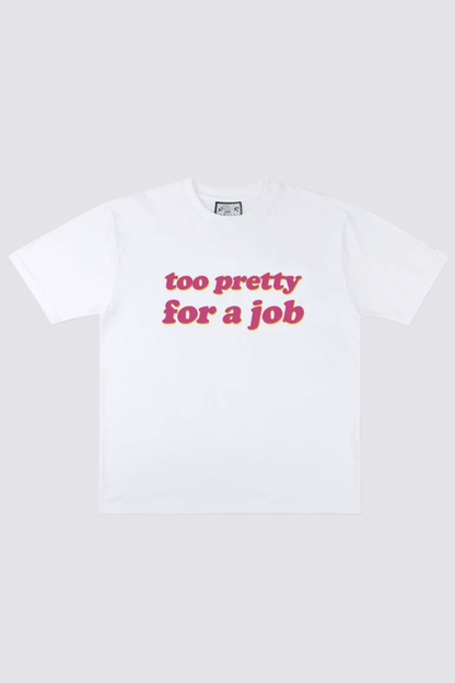 Rugged Mark Print T-Shirt White