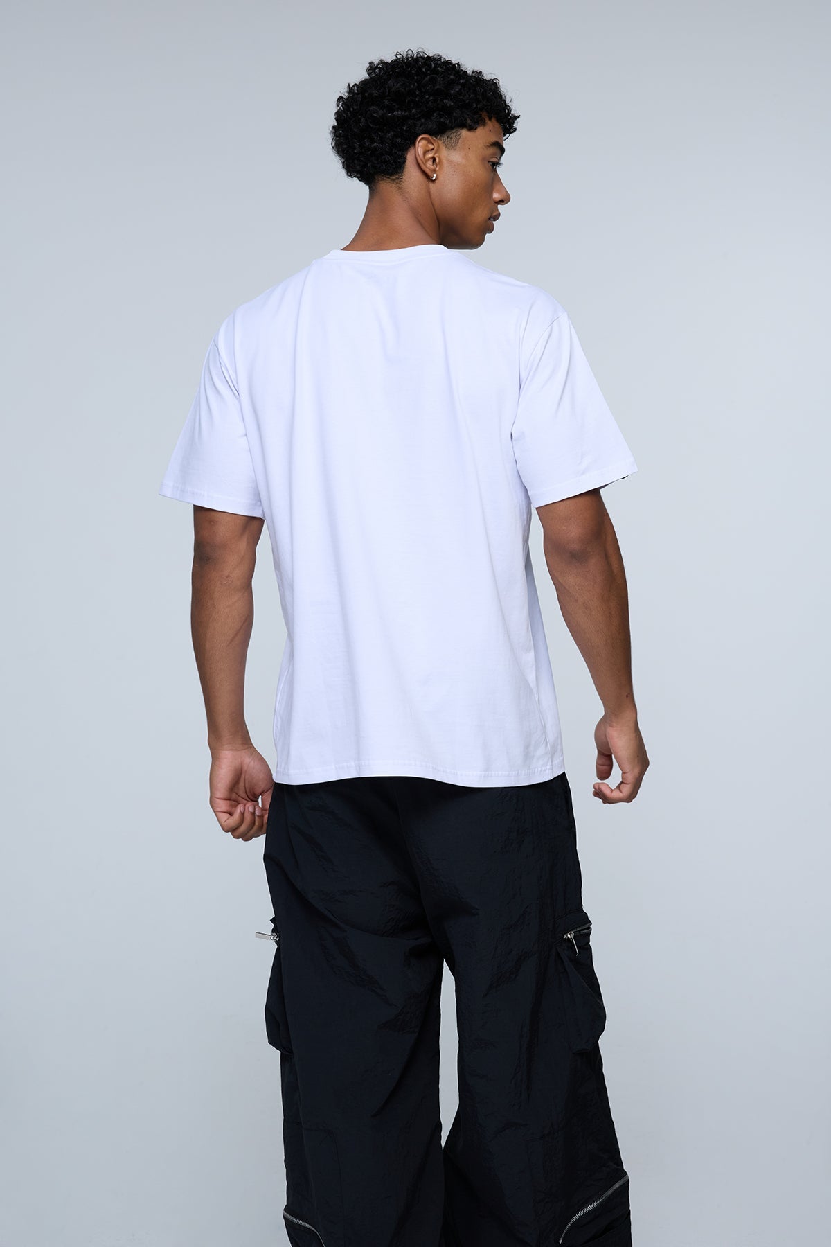 Rugged Mark Print T-Shirt White