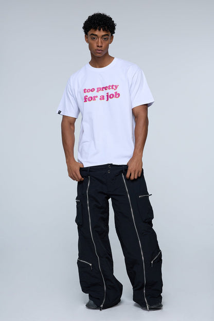 Rugged Mark Print T-Shirt White