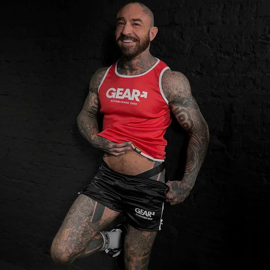 GEAR RUSH TANK RED/WHT