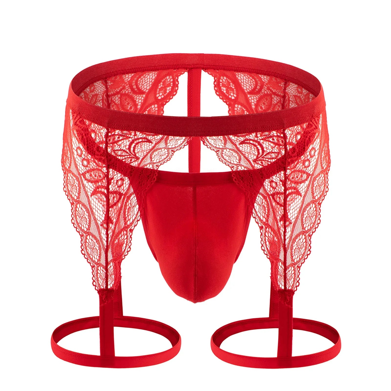 Men's Lace Garter Underwear